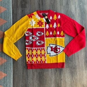 NWT NFL Kansas Chiefs Ugly Sweater